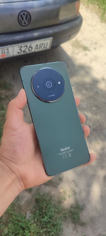 Redmi: Redmi, Redmi A3, Б/у, 64 ГБ, цвет - Зеленый, 2 SIM