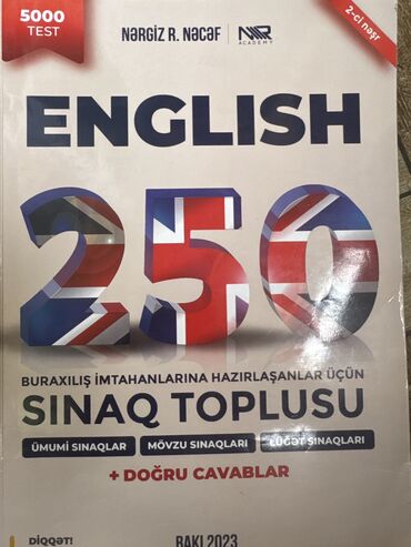 6 ci sinif ingilis dili dim testlerinin cavablari: Nergiz Necef 5000+ test öz qiymeti 13 manatdir satilir 6 manata