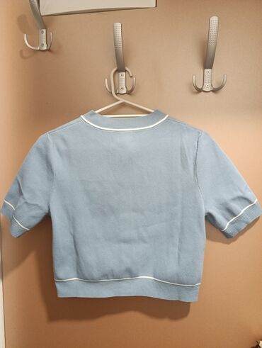 Bluze: H&M, S (EU 36), Poliester, bоја - Svetloplava — 14