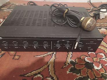 Karaoke/publika üçün səs gücləndirici və mikrofon dəsti Məhsulun lalafo.az -da Karaoke/publika üçün səs gücləndirici və mikrofon dəsti Məhsulun