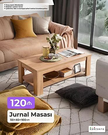 Ev və bağ: Düz masa, Açılmayan, Təkərsiz, Laminat, Zəmanətsiz, Pulsuz quraşdırılma — 1