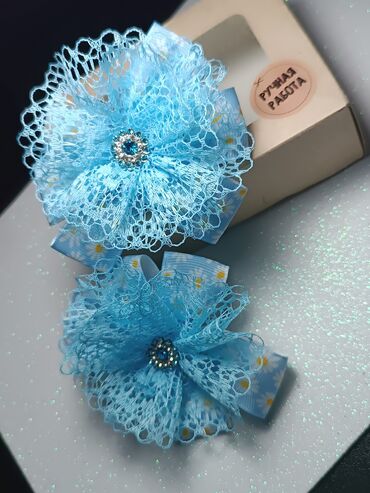 Аксессуары для волос: Бантики, заколки, галстуки броши ручной работы. в единственном — 11