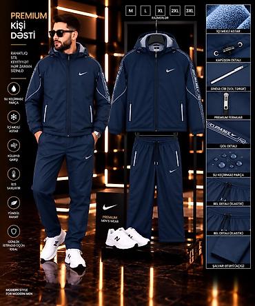 plas: İdman dəsti, Nike, M, rəng - Qara — 1