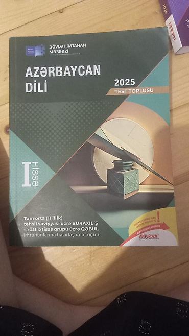 Testlər: Məhsul: DİM “Test Toplusu 2025” dəsti Tərkib: - Azərbaycan dili – I — 2