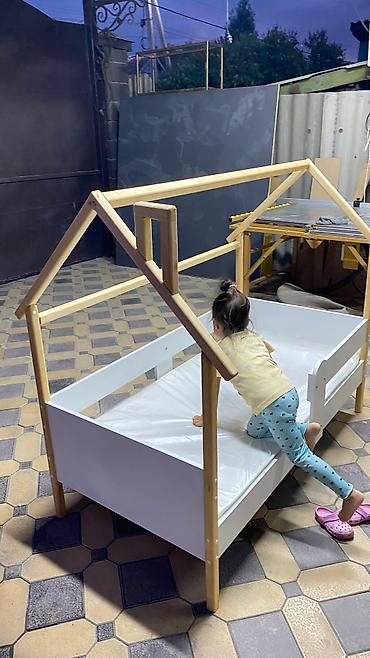 Детские односпальные кровати: Кровать -домик 🏠 Для детей от 2 до 12 лет💕💖 160х70 - 13500 180х80 - — 18