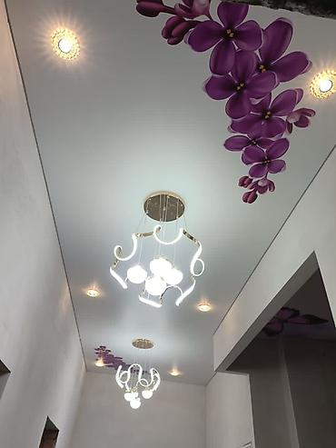 Натяжной потолок: Натяжной потолок 3D потолки, Глянцевое Демонтаж, Бесплатный замер — 8