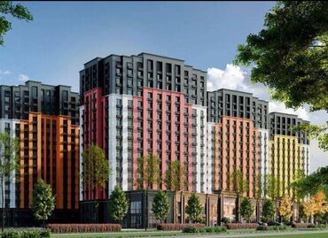 ак ордодон квардира дом берилет: 2 комнаты, 67 м², Элитка, 5 этаж, ПСО (под самоотделку)