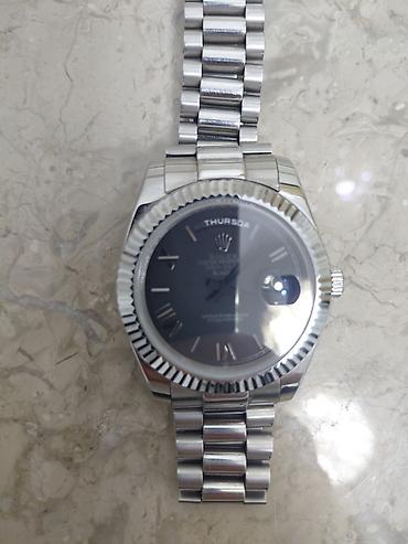klassik saatlar: İşlənmiş, Qol saatı, Rolex, rəng - Gümüşü — 3