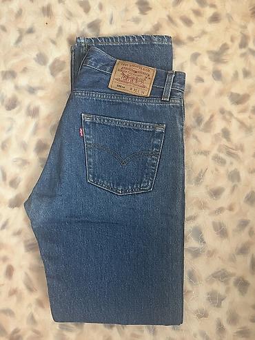 мектепке кийим: Эркектердин жынсысы, M, LeviS, Колдонулган, түсү - Көгүлтүр, Өзү алып кетүү — 2