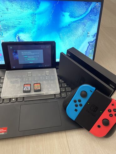 игровая клавиатура для телефона: Продаю Nintendo switch второго поколения Память 32гб(отсутствует