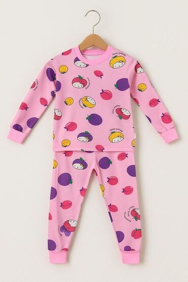 Alt paltar, corablar: Uşaq pijama dəstləri – 2 hissədən ibarət rahat komplekt - Üst və — 4