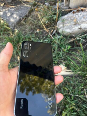редми 13 чехол: Redmi, Redmi Note 8, Колдонулган, 64 ГБ, түсү - Кара, 2 SIM
