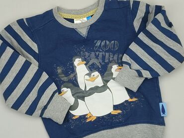 czarna gładka bluzka: Sweatshirt, Cool Club, 3-4 years, 98-104 cm, condition - Good