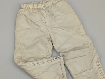białe lniane spodnie: Spodnie narciarskie, 3-4 lat, 104, stan - Idealny