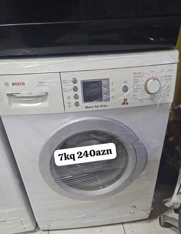 Paltaryuyan maşınlar: Paltaryuyan maşın Bosch, 7 kq, Avtomat, Qurutmasız, Kredit yoxdur