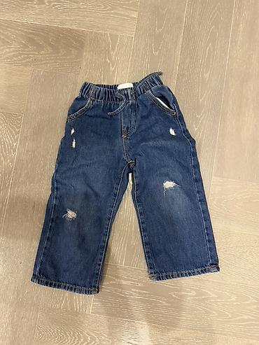 zara cins: ZARA uşaq cins şalvarı - Brend: ZARA - Ölçü: 3 yaş / 98 sm (etiketdə — 1