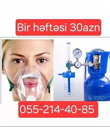 oksijen balonu: Tibbi Oksigen Balonu icarəsi və satışı Xəstələrin ev şəraitində — 1