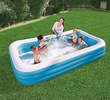 İdman və istirahət: 🌊 Elektron Nasos HƏDİYYƏ! 🎁 INTEX Şişmə Hovuz – Yay üçün ideal seçim! — 1