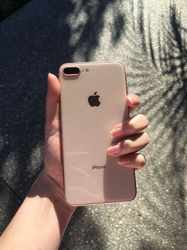 Apple iPhone: IPhone 8 Plus, 64 GB, Rose Gold, Barmaq izi, Face ID