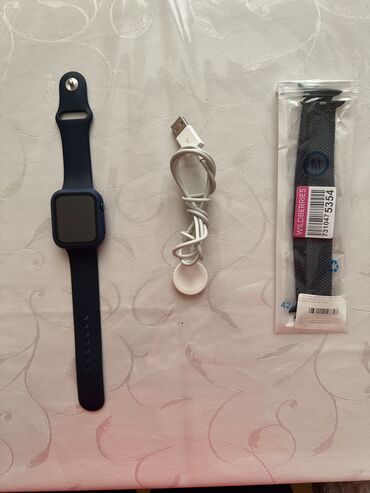 apple watch adaptr: İşlənmiş, Smart saat, Apple, Аnti-lost, rəng - Göy