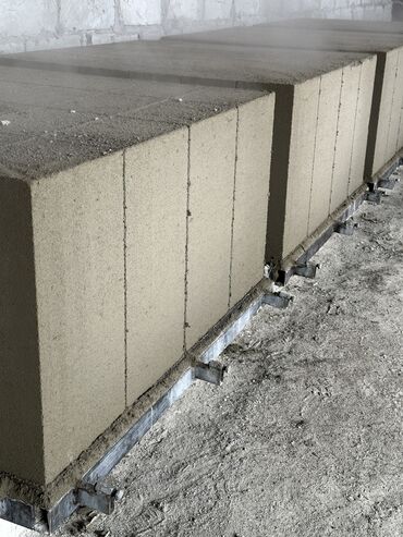 блок бетон: Неавтоклавный, 600 x 200 x 300, d550, Самовывоз