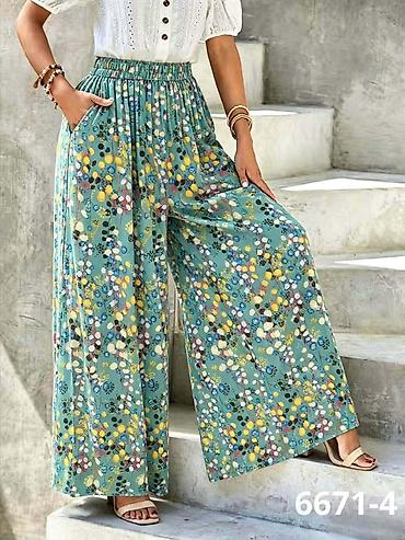 Pantalone: Pantalone za punije dame – model 226-2 - Kroj: široke nogavice — 17