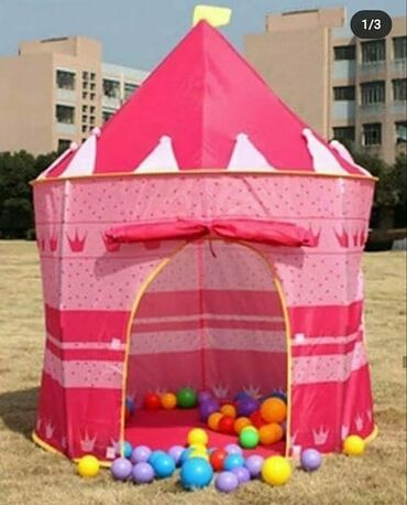 3144 elan | OYUNCAQLAR: Prinsess çadırı
105*105*135sm