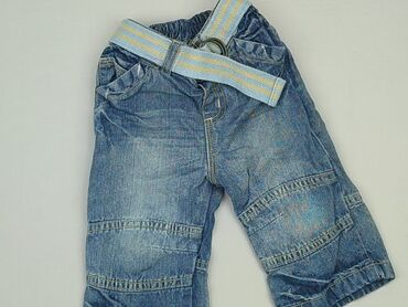 legginsy imitujące jeans: Denim pants, 3-6 months, condition - Good