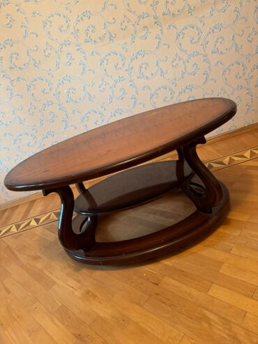 Столы: Б/у, Журнальный стол, Овальный стол, Нераскладной, Азербайджан