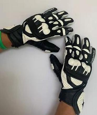 Oprema za bicikliste: Rukavice za motocikl – sportski model GPX - Materijal: prirodna koža — 15