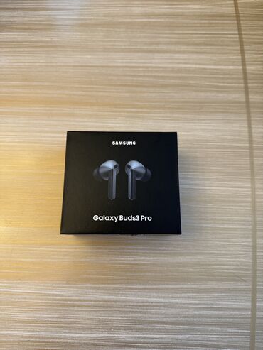 Qulaqcıqlar: Samsung Galaxy Buds 3 Pro Black •Yenidir, Bağlı qutudadır, Blombu