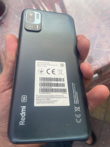 прокат плейстейшен 4: Xiaomi Redmi Note 10, 64 GB, rəng - Göy, 
 Sensor, Barmaq izi, İki sim kartlı