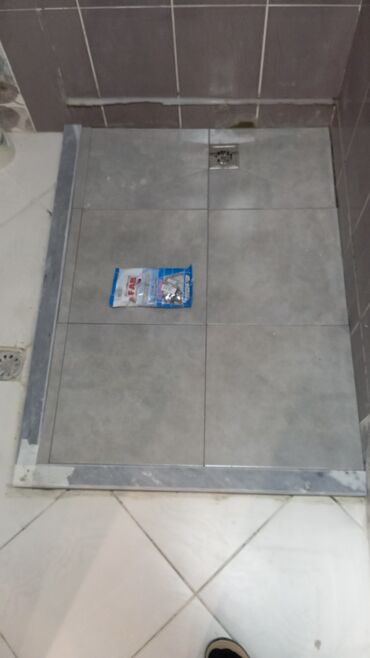 Duş poddonları: Duş gövdəsi/qabının hazırlanması – keramika və mərmər plitələrdən — 27