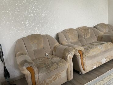 кресло качеля: Ашкана үчүн жумшак бурчек, түсү - Саргыч боз