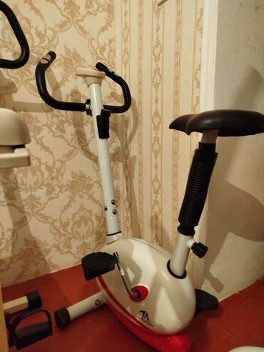 книга для чтения 4 класс озмитель е е власова и в: VL Fitness markalı ağ və qırmızı rəngli velosiped trenajoru. Qara