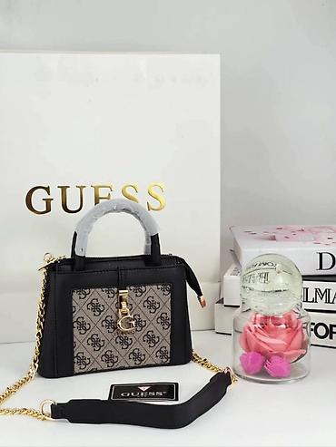 Torbe: GUESS ženska torbica – mini satchel/kamer torba sa lancem - Model — 4