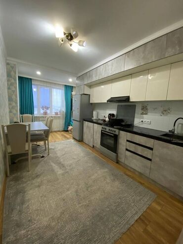 снять квартиру в заре: 1 бөлмө, 44 кв. м, Жеке план, 6 кабат, Евроремонт