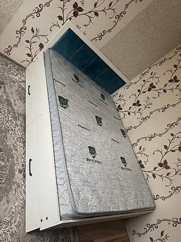 зеркало с полкой в ванную: Двуспальная кровать, Новый, С ящиком для хранения, В рассрочку, длина - 200 см — 9