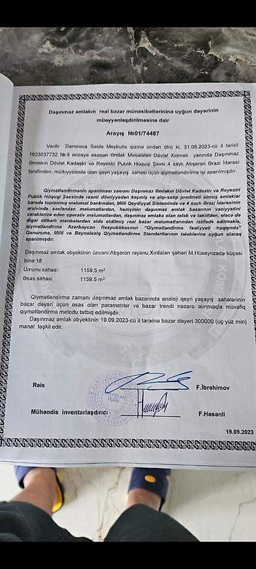 Kommersiya daşınmaz əmlakının satışı: Tagili SATILIR ümumi sahasi 1200 kv metir, Aylıq igarasi 4000 manat — 10