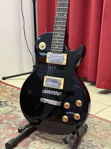esp ltd: Электрогитара типа Les Paul, черный глянец. - Корпус: классическая — 2