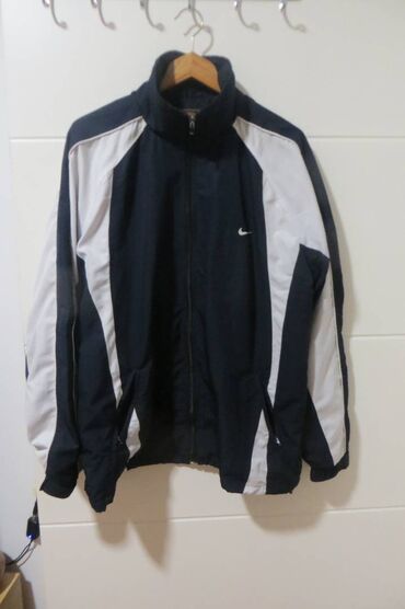 novi rock fan duks: Tracksuit top, XL (EU 54), Nike, color - Blue, Polyester