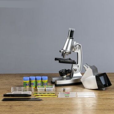 бинокль морской: Микроскоп с проектором, кратность увеличения 50-1200х, с подсветкой