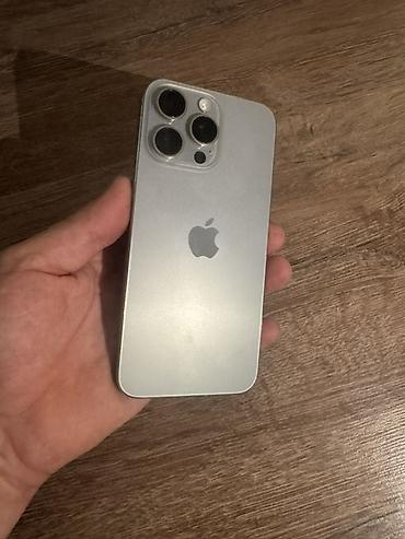 IPhone 15 Pro Max, Б/у, 256 ГБ, Серебристый, 91 %