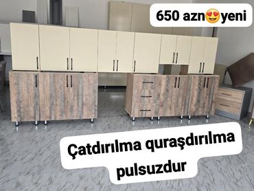 kuxna mebiləri: Endirim😍 *Yeni Mətbəx mebeli 650₼* Ölçü 3.60 rezepal hediyyə