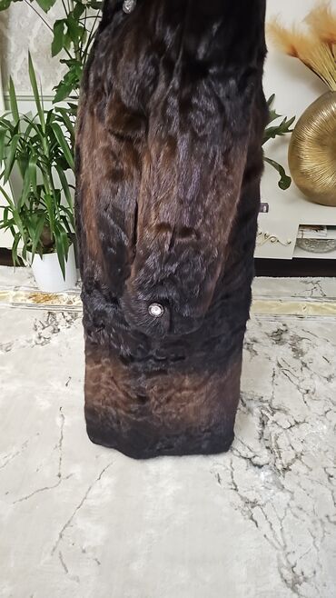 шорты с завышенной талией для полных: Шуба, Норка, Длинная модель, 4XL