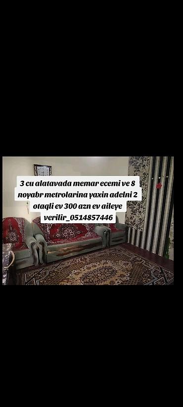xutor ev: 60 kv. m, 2 otaqlı, İnternet, Qaz, İşıq — 1