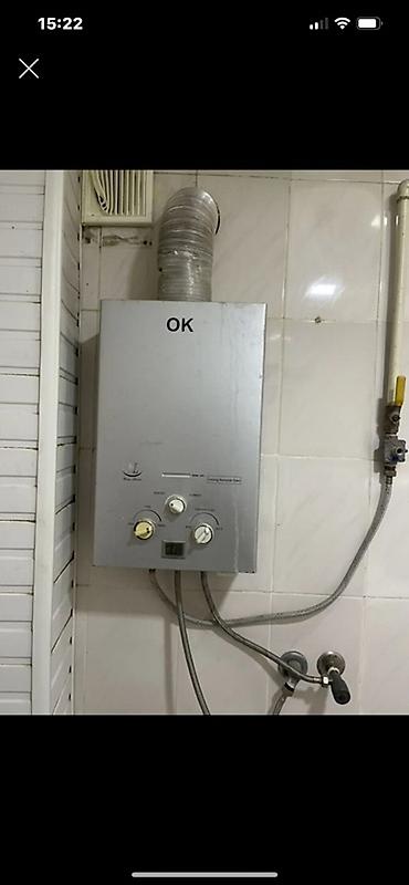 kombi tipli pitiminutka: Qazla işləyən divar tipli su qızdırıcısı (kolonka) - Tip: Açıq — 1