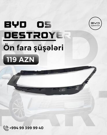 Digər işıqlandırma sistemləri: BYD Destroyer 05 ön fara şüşəsi Byd Destroyer 05 ön fara Şüşələri-