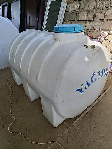 Баки: Plastik su çəni, 1,5ton, izalyasyali qalın Cen,prablemsizdi alıcıya — 1