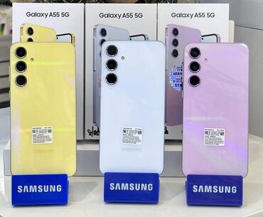 galaxy a 10: Samsung Galaxy A55, 256 GB, rəng - Qara, Zəmanət, İki sim kartlı